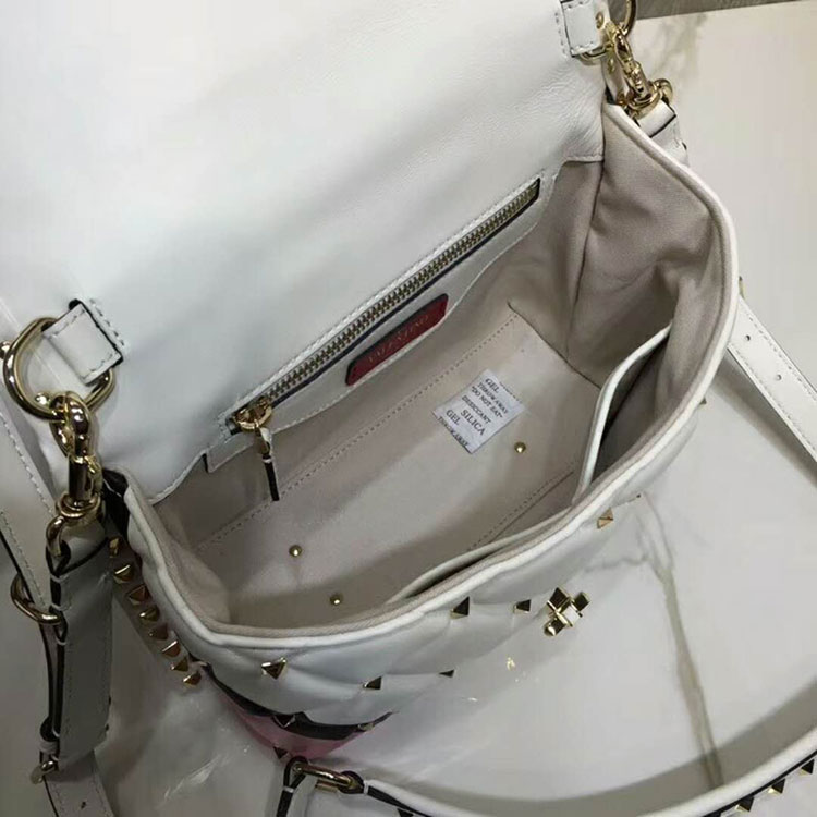 2018 VALENTINO CANDYSTUD TOP HANDLE BAG