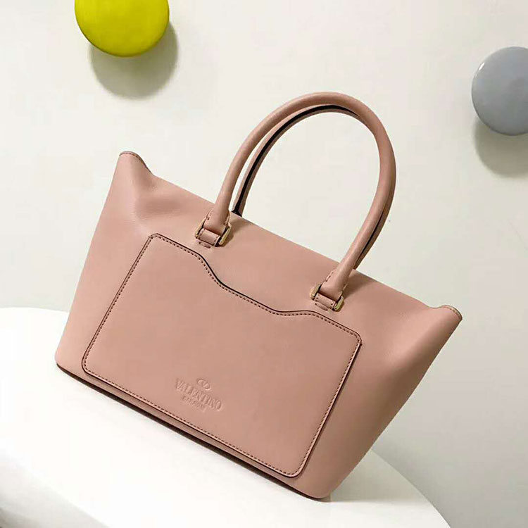 2018 VALENTINO DEMILUNE DOUBLE HANDLE BAG V2046