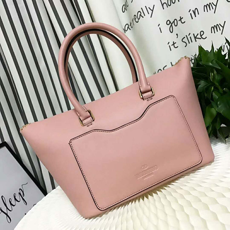 2018 VALENTINO DEMILUNE DOUBLE HANDLE BAG V2046