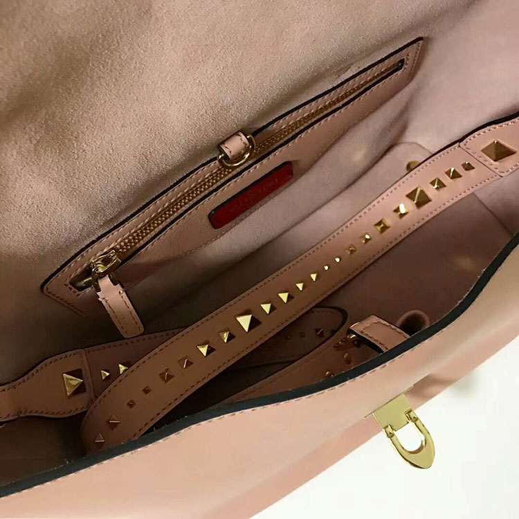 2018 VALENTINO DEMILUNE DOUBLE HANDLE BAG V2046