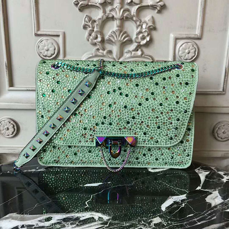 2018 VALENTINO DEMILUNE SMALL CROSS BODY BAG