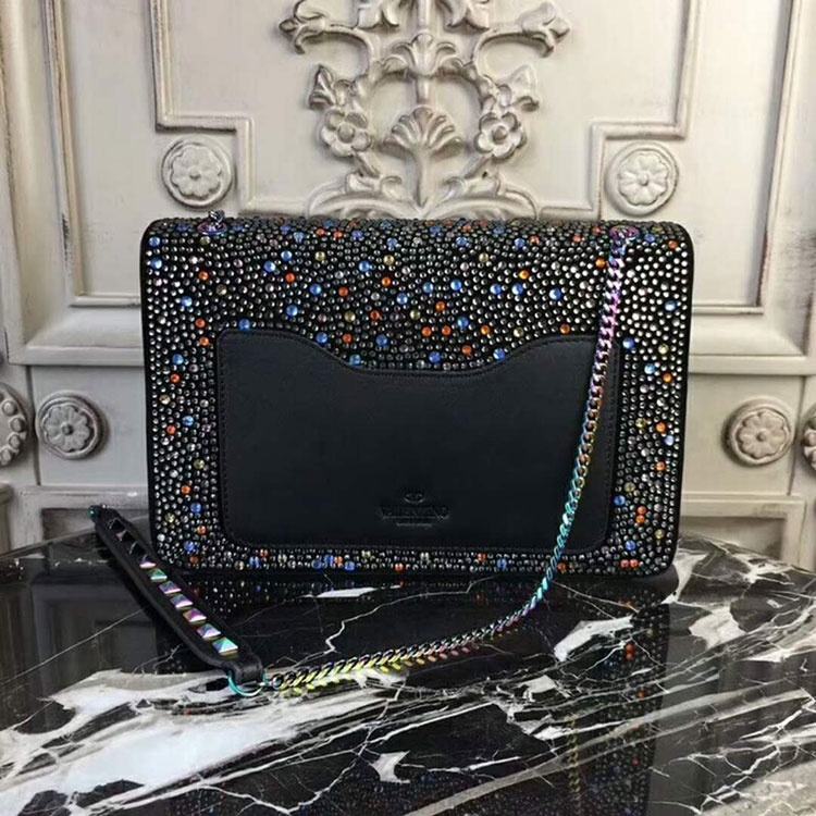 2018 VALENTINO DEMILUNE SMALL CROSS BODY BAG