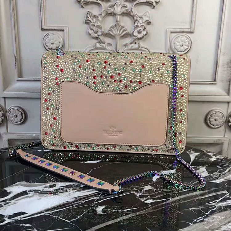 2018 VALENTINO DEMILUNE SMALL CROSS BODY BAG