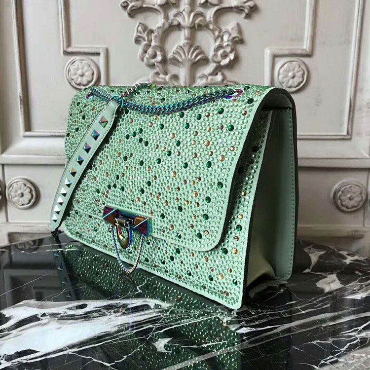 2018 VALENTINO DEMILUNE SMALL CROSS BODY BAG