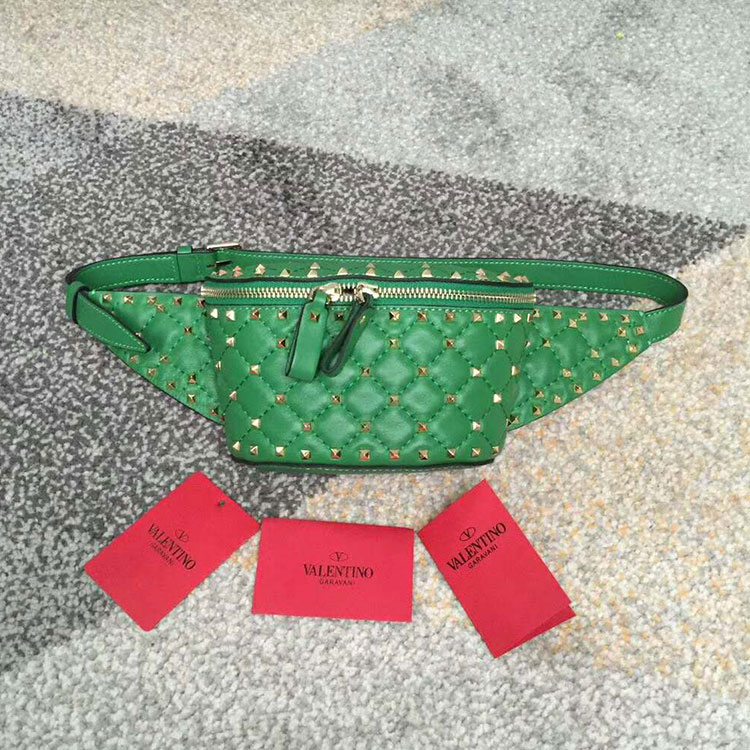 2018 VALENTINO FREE ROCKSTUD SPIKE BELT BAG