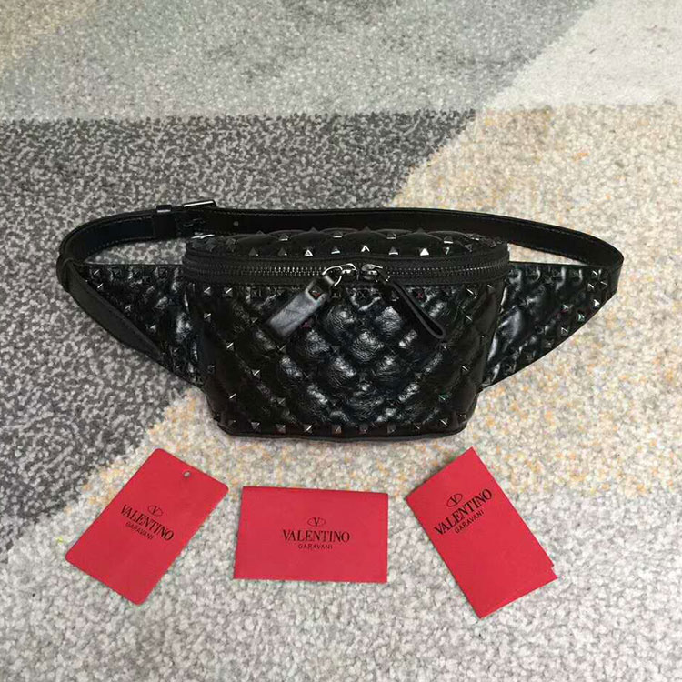 2018 VALENTINO FREE ROCKSTUD SPIKE BELT BAG