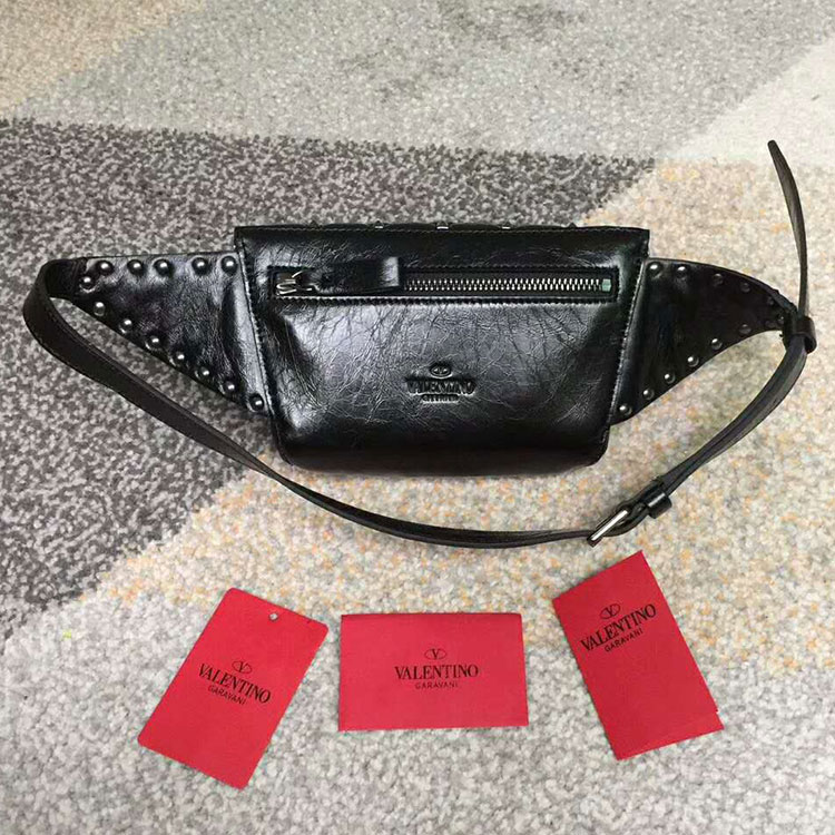 2018 VALENTINO FREE ROCKSTUD SPIKE BELT BAG