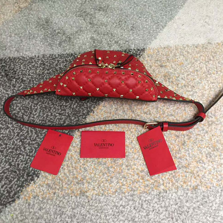 2018 VALENTINO FREE ROCKSTUD SPIKE BELT BAG