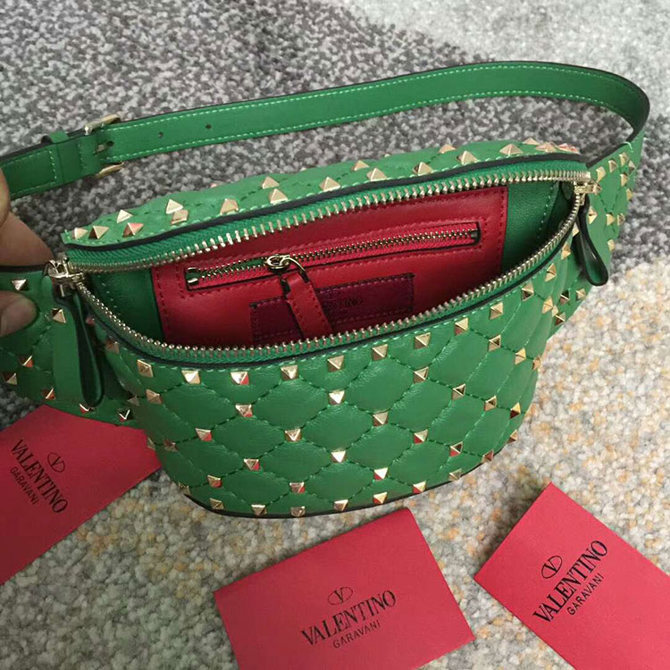 2018 VALENTINO FREE ROCKSTUD SPIKE BELT BAG