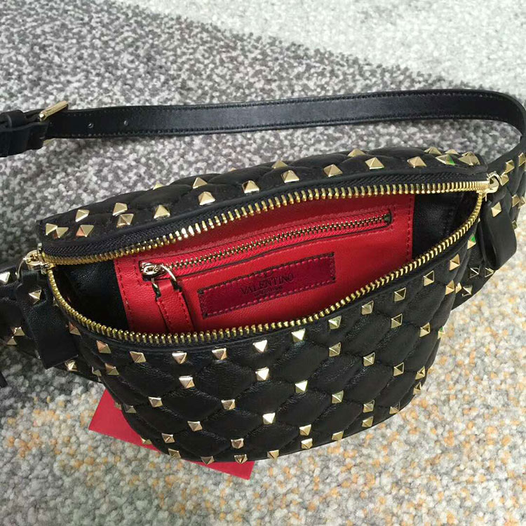 2018 VALENTINO FREE ROCKSTUD SPIKE BELT BAG