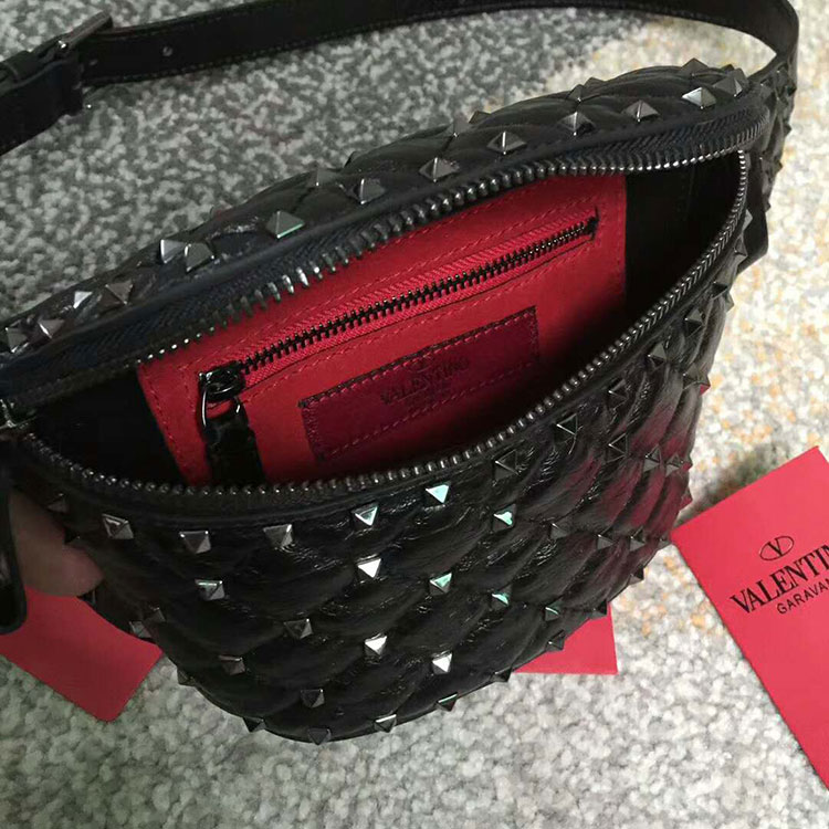 2018 VALENTINO FREE ROCKSTUD SPIKE BELT BAG