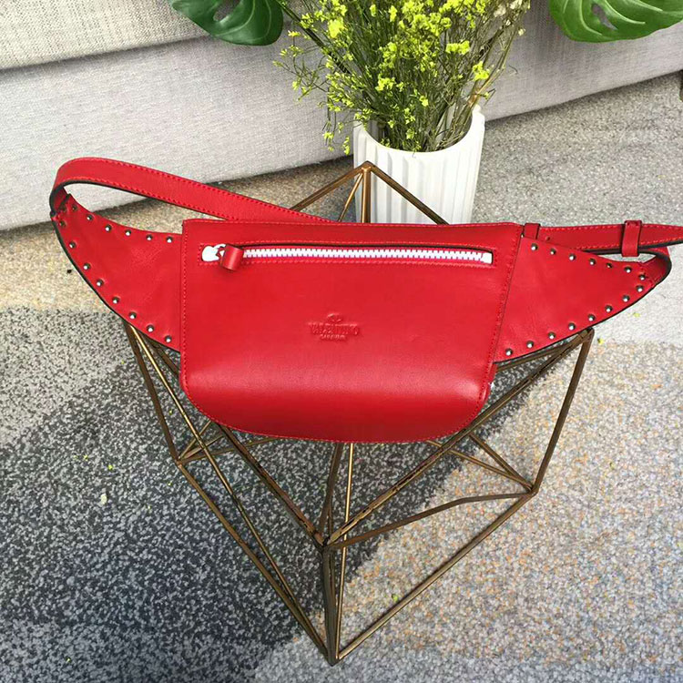 2018 VALENTINO FREE ROCKSTUD SPIKE BELT BAG