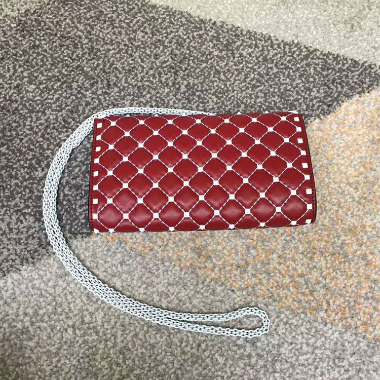 2018 VALENTINO FREE ROCKSTUD SPIKE CHAIN BAG 0137