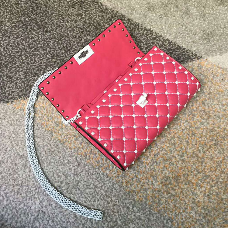 2018 VALENTINO FREE ROCKSTUD SPIKE CHAIN BAG 0137