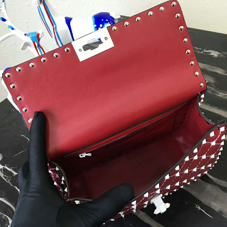 2018 VALENTINO FREE ROCKSTUD SPIKE MEDIUM CHAIN BAG