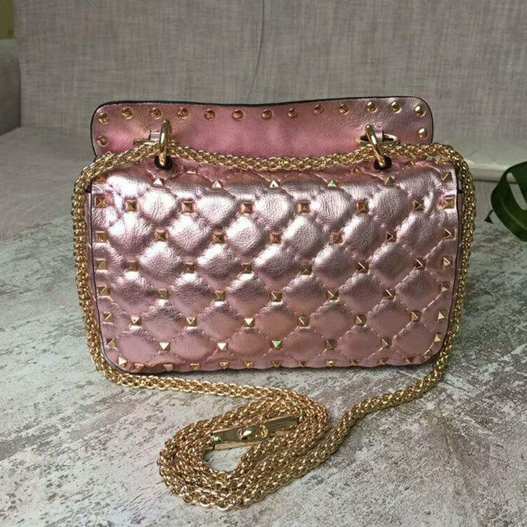 2018 VALENTINO FREE ROCKSTUD SPIKE SMALL CHAIN BAG