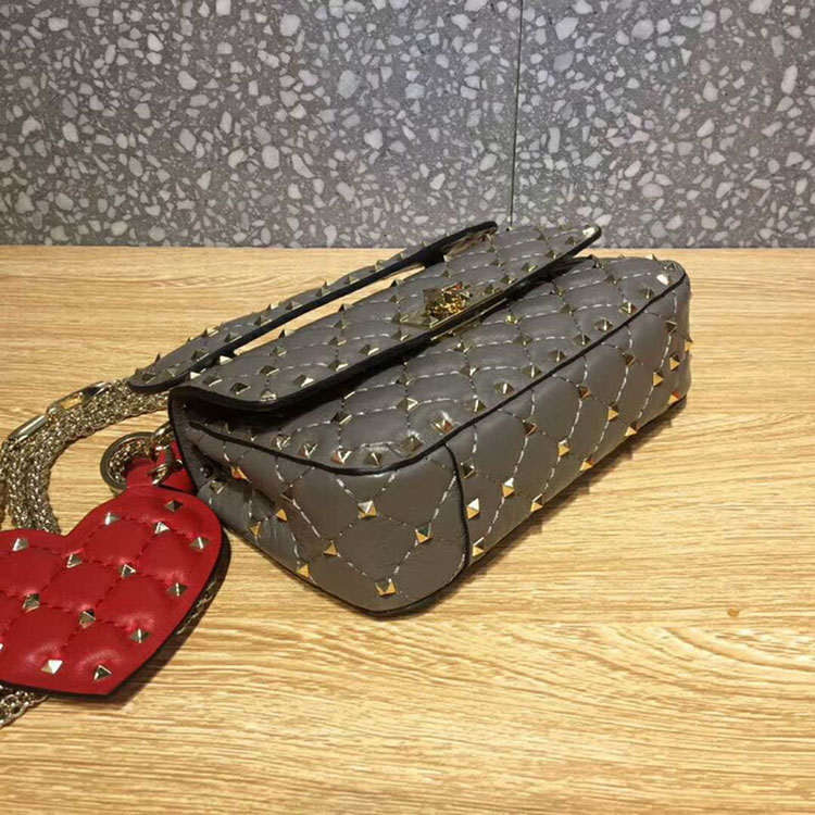 2018 VALENTINO FREE ROCKSTUD SPIKE SMALL CHAIN BAG