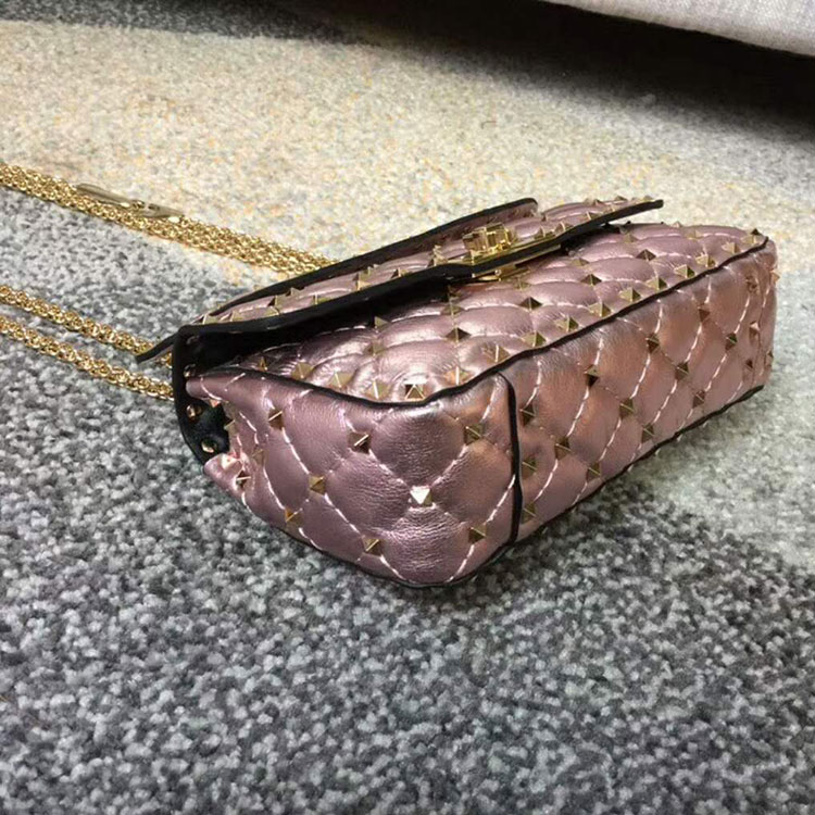 2018 VALENTINO FREE ROCKSTUD SPIKE SMALL CHAIN BAG