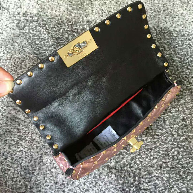 2018 VALENTINO FREE ROCKSTUD SPIKE SMALL CHAIN BAG