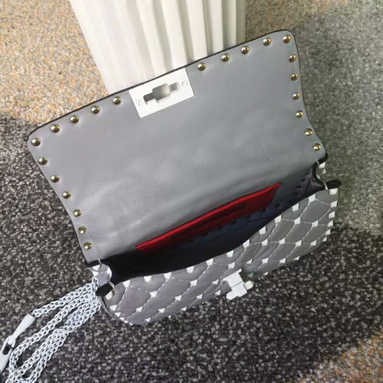 2018 VALENTINO FREE ROCKSTUD SPIKE SMALL CHAIN BAG