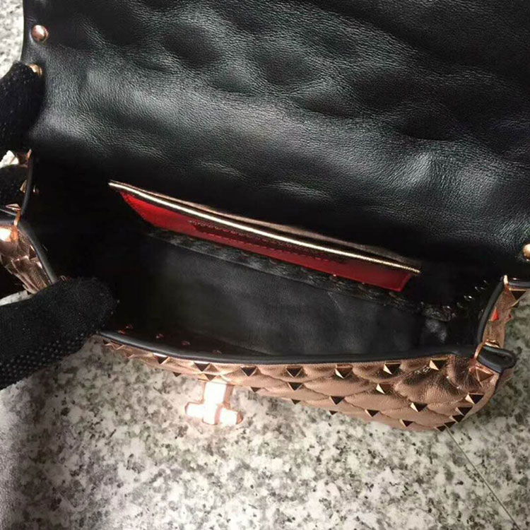 2018 VALENTINO FREE ROCKSTUD SPIKE SMALL CHAIN BAG