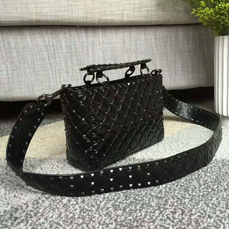 2018 VALENTINO GARAVANI ROCKSTUD SPIKE BAG 1402