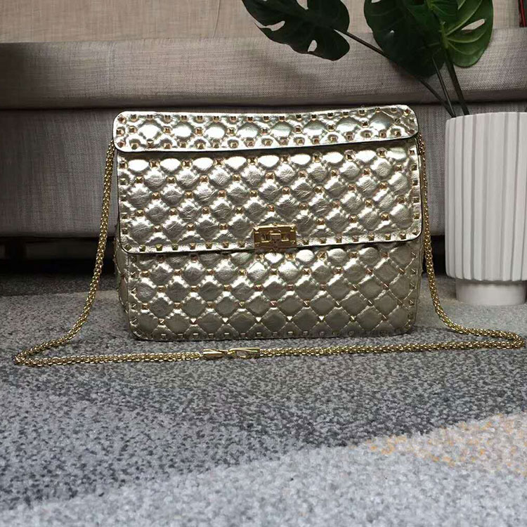 2018 VALENTINO GARAVANI ROCKSTUD SPIKE CHAIN BAG