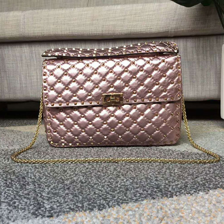 2018 VALENTINO GARAVANI ROCKSTUD SPIKE CHAIN BAG