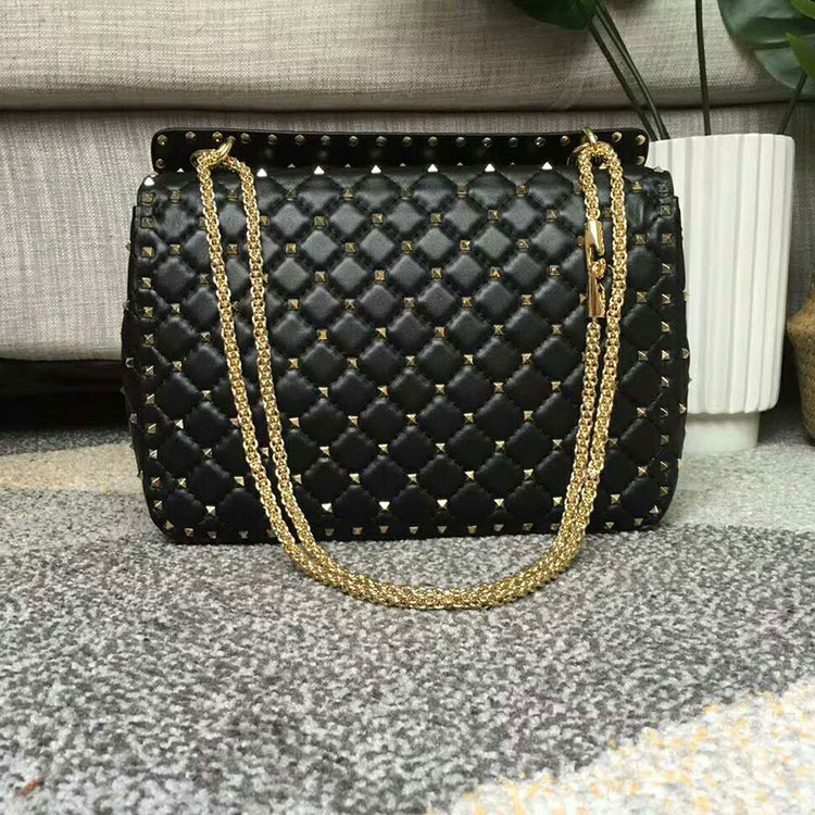 2018 VALENTINO GARAVANI ROCKSTUD SPIKE CHAIN BAG