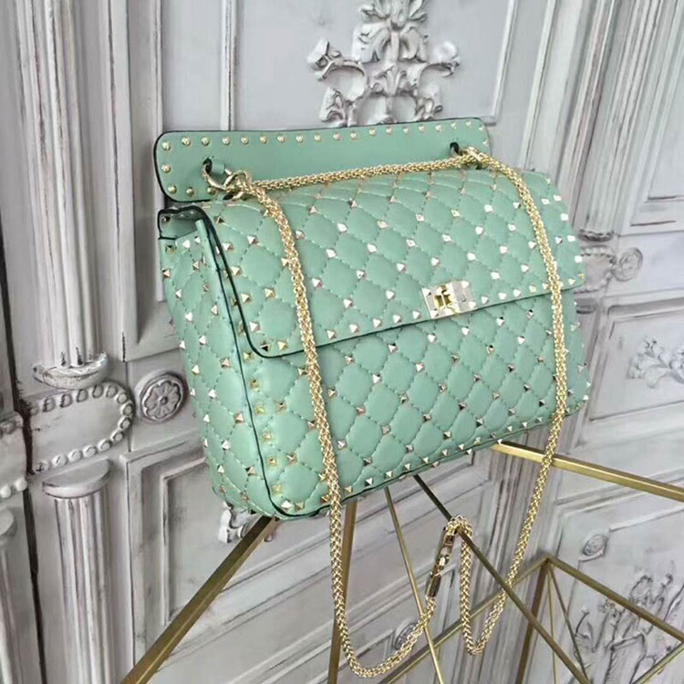 2018 VALENTINO GARAVANI ROCKSTUD SPIKE CHAIN BAG