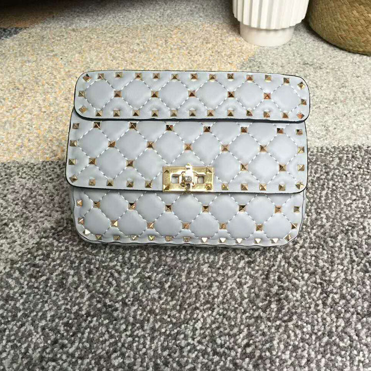 2018 VALENTINO GARAVANI ROCKSTUD SPIKE SMALL BAG 0123