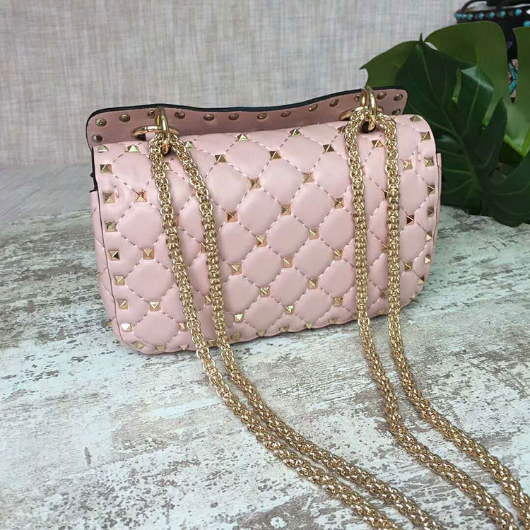 2018 VALENTINO GARAVANI ROCKSTUD SPIKE SMALL BAG 0123