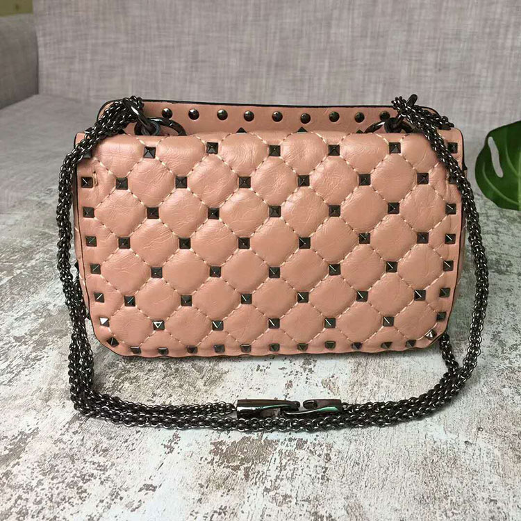 2018 VALENTINO GARAVANI ROCKSTUD SPIKE SMALL BAG 0123