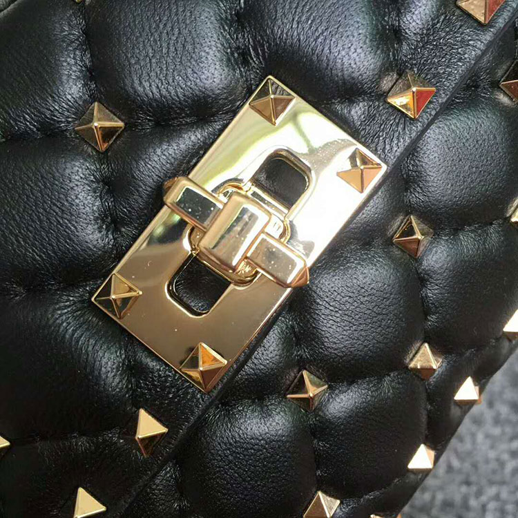 2018 VALENTINO GARAVANI ROCKSTUD SPIKE SMALL BAG 0123