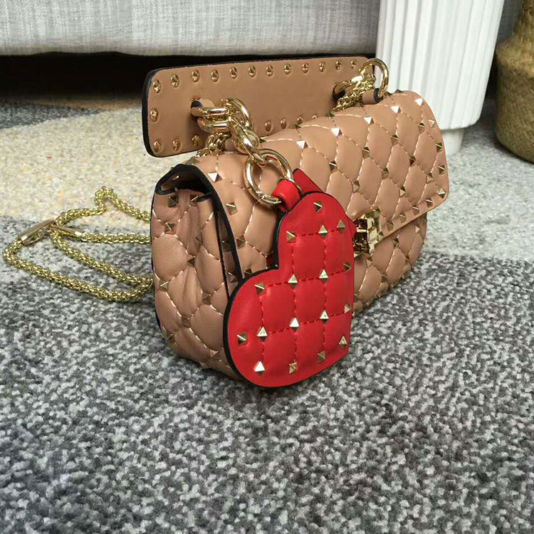 2018 VALENTINO GARAVANI ROCKSTUD SPIKE SMALL BAG 0123