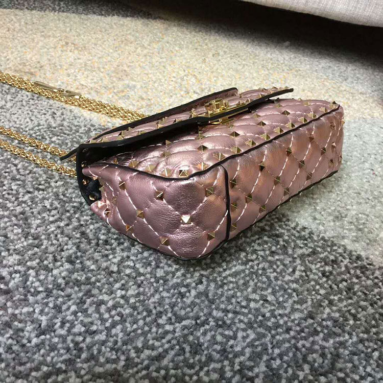 2018 VALENTINO GARAVANI ROCKSTUD SPIKE SMALL BAG 0123