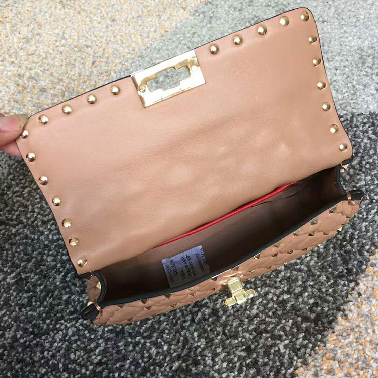 2018 VALENTINO GARAVANI ROCKSTUD SPIKE SMALL BAG 0123