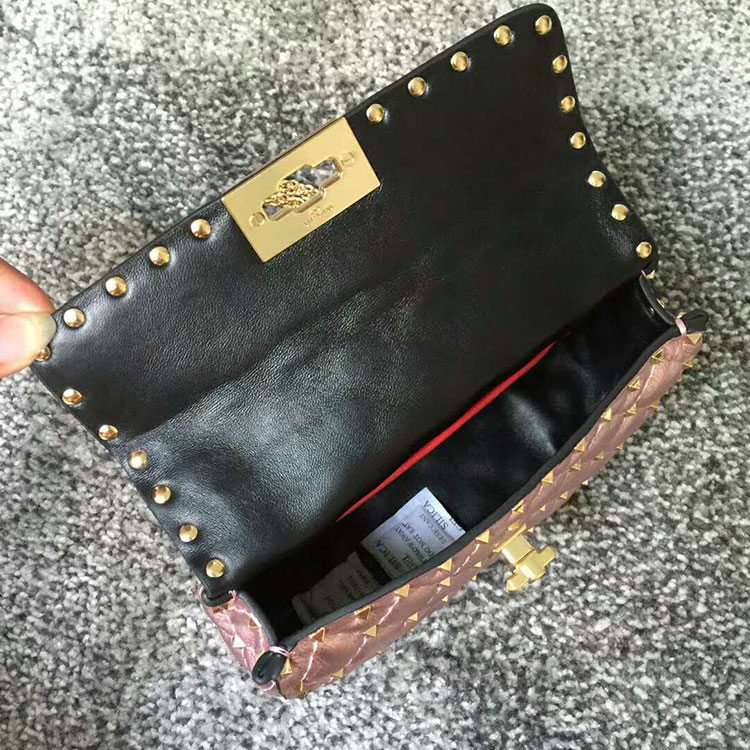 2018 VALENTINO GARAVANI ROCKSTUD SPIKE SMALL BAG 0123