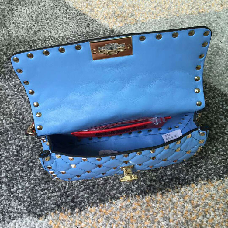 2018 VALENTINO GARAVANI ROCKSTUD SPIKE SMALL BAG 0123