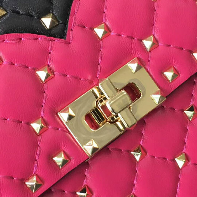 2018 VALENTINO MEDIUM ROCKSTUD SPIKE CHAIN BAG