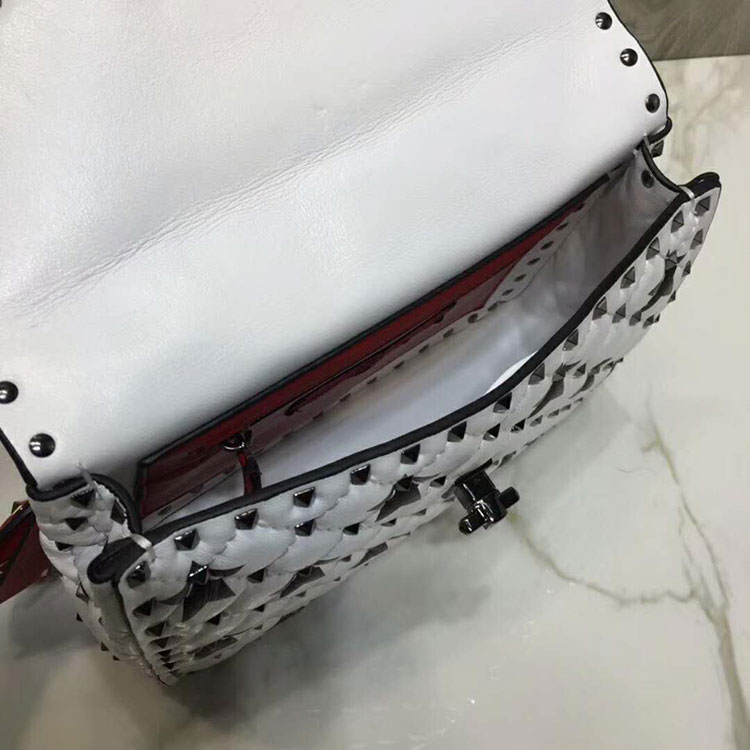 2018 VALENTINO MEDIUM ROCKSTUD SPIKE CHAIN BAG