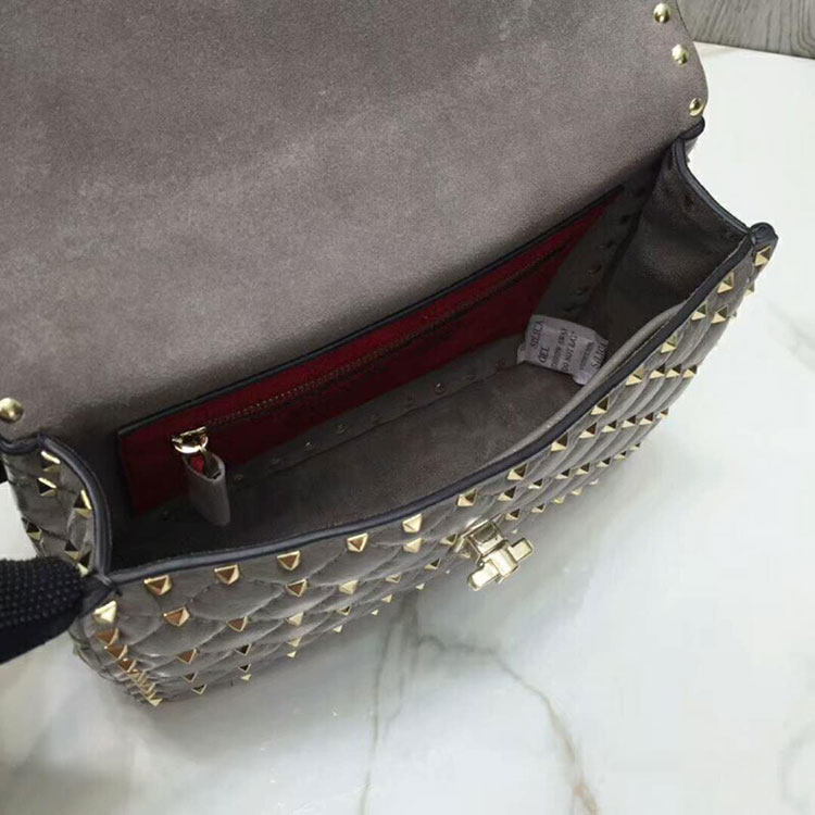 2018 VALENTINO MEDIUM ROCKSTUD SPIKE CHAIN BAG