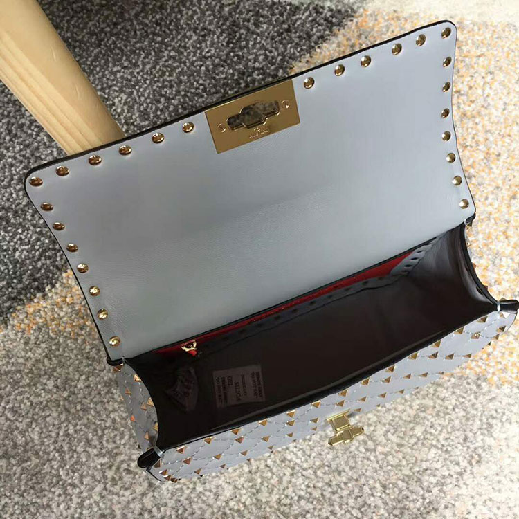 2018 VALENTINO MEDIUM ROCKSTUD SPIKE CHAIN BAG