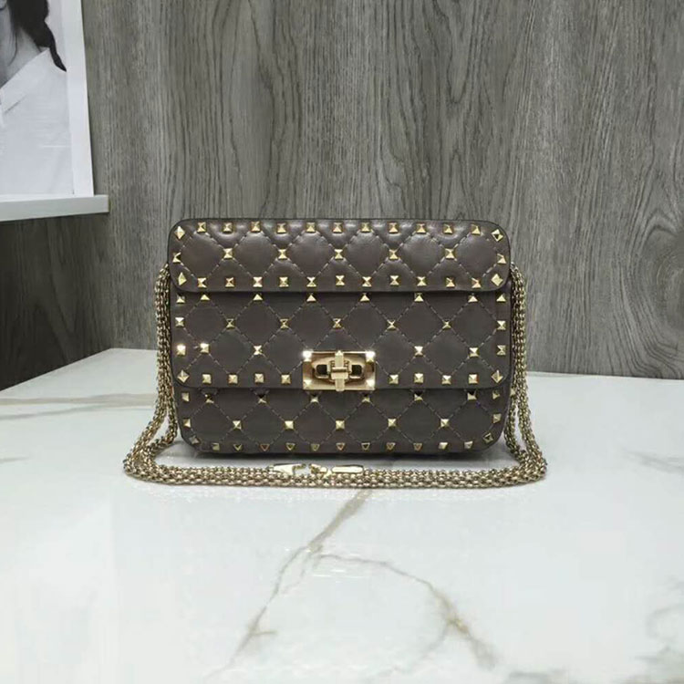 2018 VALENTINO ROCKSTUD SPIKE SMALL CHAIN BAG