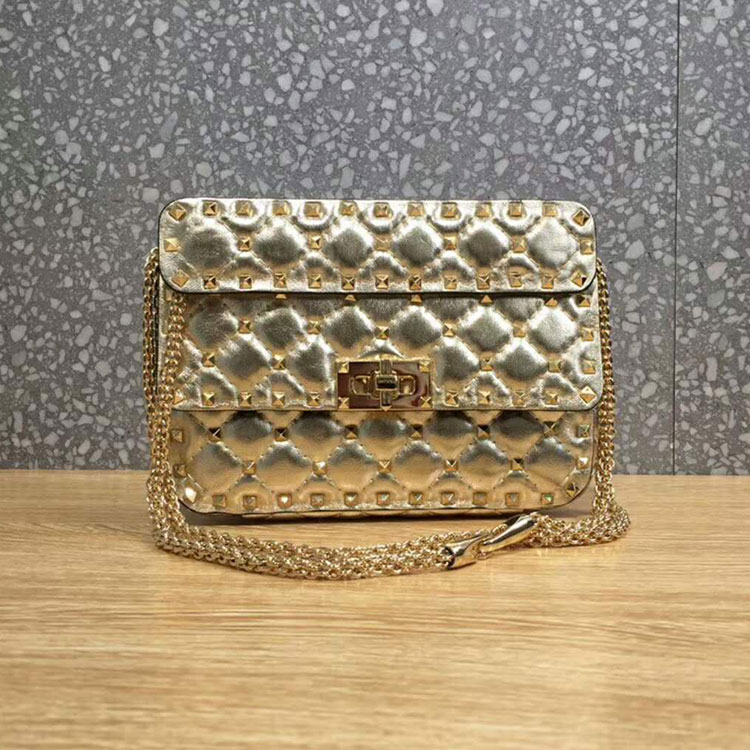 2018 VALENTINO ROCKSTUD SPIKE SMALL CHAIN BAG