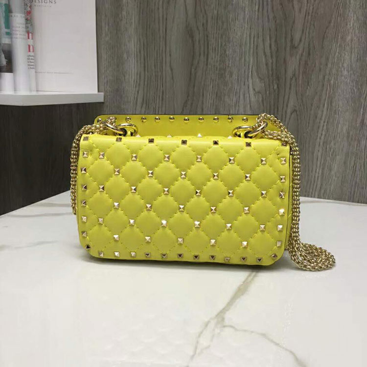 2018 VALENTINO ROCKSTUD SPIKE SMALL CHAIN BAG