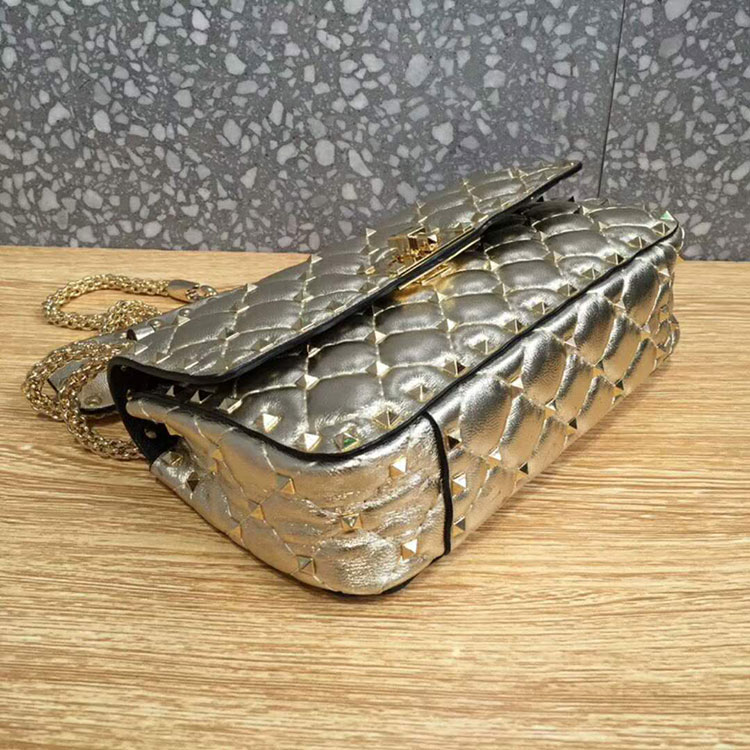 2018 VALENTINO ROCKSTUD SPIKE SMALL CHAIN BAG