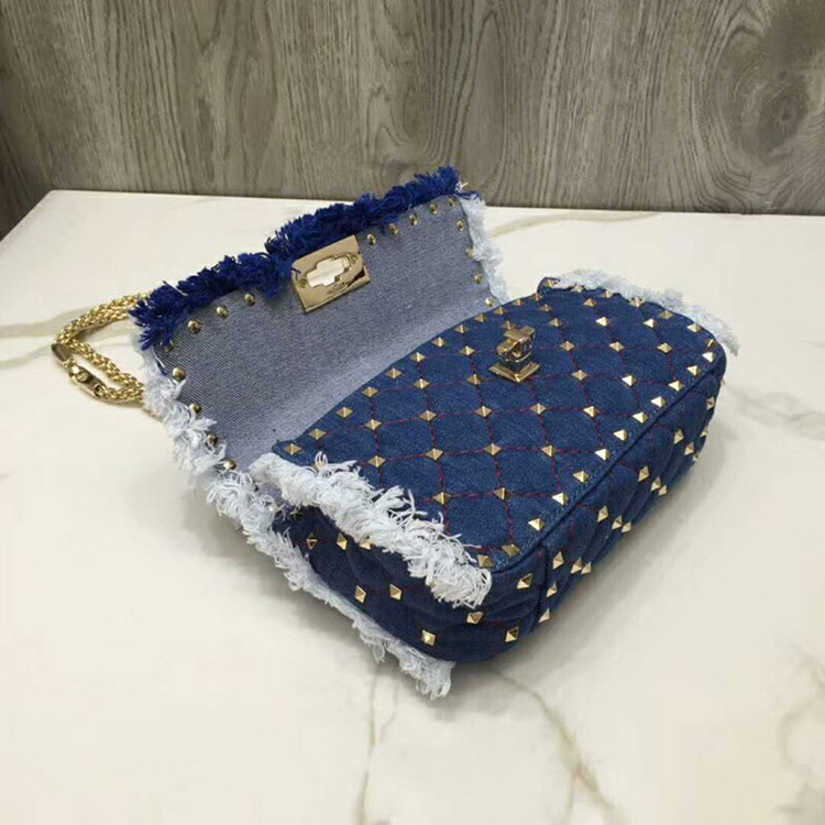 2018 VALENTINO ROCKSTUD SPIKE SMALL CHAIN BAG