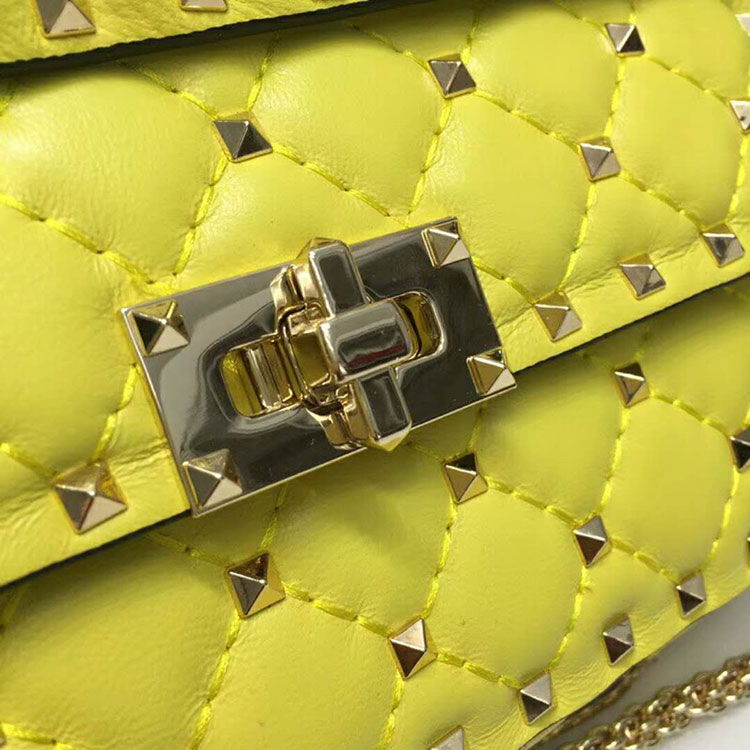 2018 VALENTINO ROCKSTUD SPIKE SMALL CHAIN BAG