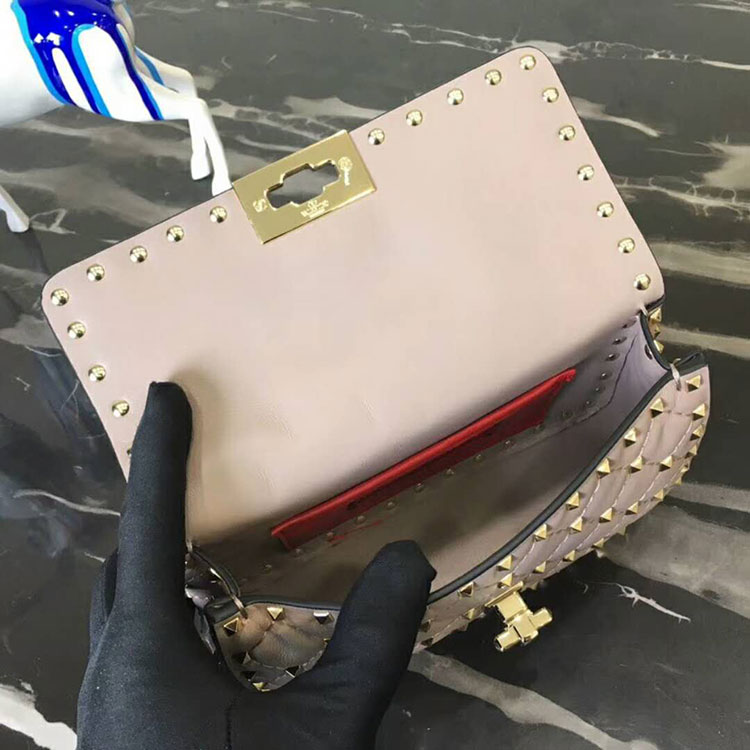 2018 VALENTINO ROCKSTUD SPIKE SMALL CHAIN BAG